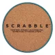 Scrabble Coaster 4-Pack Printed Metal