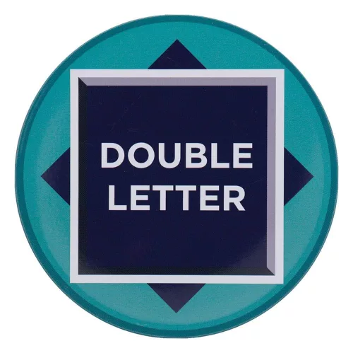Scrabble Coaster 4-Pack Printed Metal