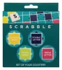 Scrabble Coaster 4-Pack Printed Metal