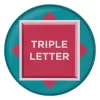 Scrabble Coaster 4-Pack Printed Metal