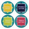 Scrabble Coaster 4-Pack Printed Metal