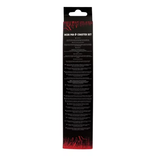 Stranger Things Desk Pad & Coaster Set Hellfire Club