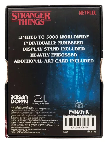 Stranger Things 5 Ingot Vecna Lives Limited Edition