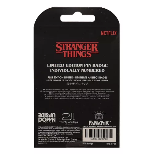 Stranger Things Pin Badge The Squawk Limited Edition