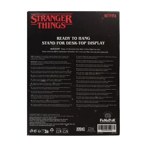 Stranger Things Resin Plaque Creel House Stained Glass Window