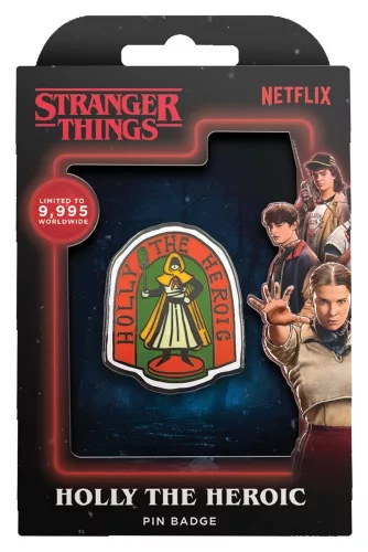 Stranger Things Pin Badge Holly The Heroic Limited Edition
