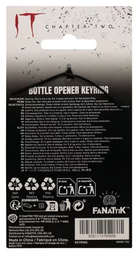 It Chapter Two Bottle Opener Pennywise Keyring
