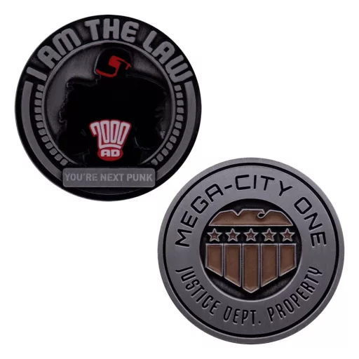 2000 AD Collectable Coin Judge Dredd Mega-City One Limited Edition