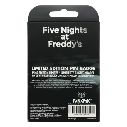 Five Nights at Freddy's Kitűző Fazbear Entertainment Limited Edition