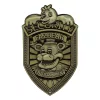 Five Nights at Freddy's Replica Security Badge Antique Brass Edition