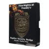 Five Nights at Freddy's Replica Security Badge Antique Brass Edition
