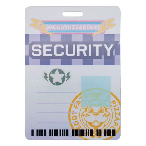 Five Nights at Freddy's Replica Security Badge Antique Brass Edition