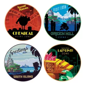 Sonic - The Hedgehog Coaster 4-Pack