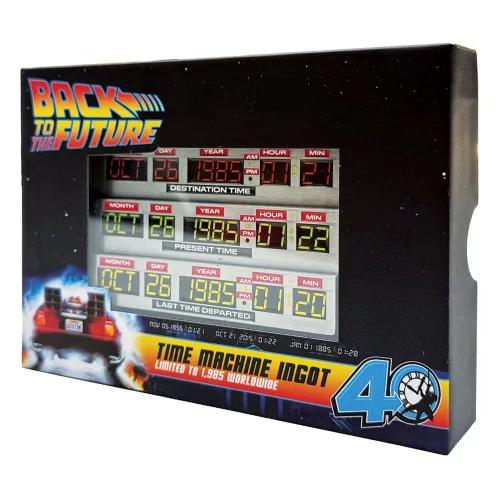 Back To The Future Ingot 40th Anniversary Time Circuits Limited Edition