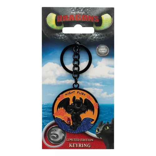 Így Neveld a Sárkányodat (How To Train Your Dragon) Kulcstartó Night Fury Limited Edition