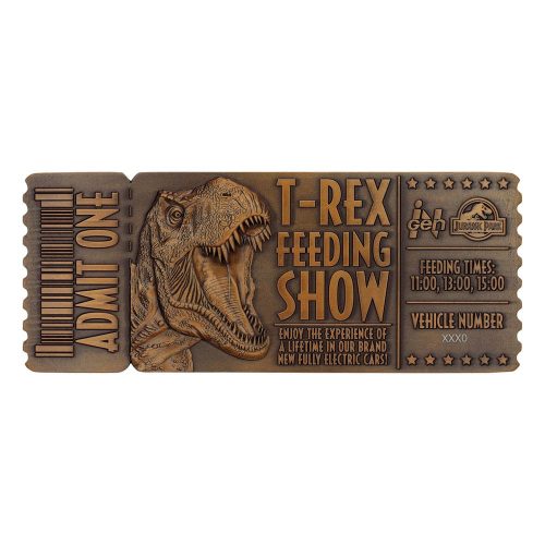 Jurassic Park Replica 1/1 Feeding Show Ticket