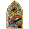 Jurassic Park Ingot Stained Glass Style Metal 11 cm