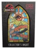Jurassic Park Ingot Stained Glass Style Metal 11 cm
