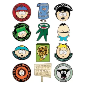 South Park Mystery Pin Badges Display (12)