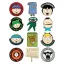 South Park Mystery Pin Badges Display (12)