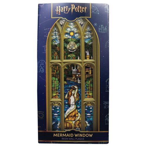 Harry Potter Resin Plaque Mermaid Stained Glass Window