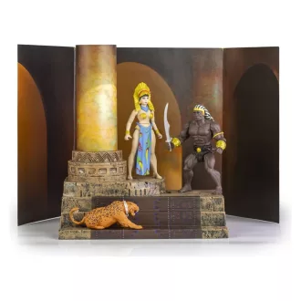   The Savage World of Frazetta Action Figure Set Egyptian Queen & The Guard (Museum Edition) 14 cm
