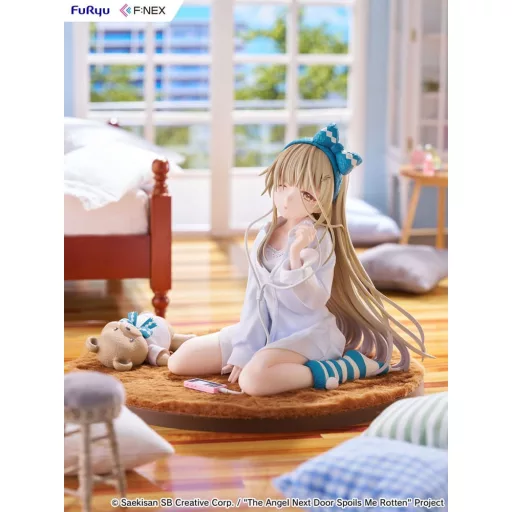 The Angel Next Door Spoils Me Rotten F:Nex PVC Statue 1/7 Mahiru Shiina Relax Ver. 14 cm