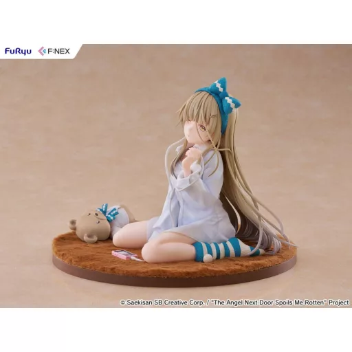 The Angel Next Door Spoils Me Rotten F:Nex PVC Statue 1/7 Mahiru Shiina Relax Ver. 14 cm