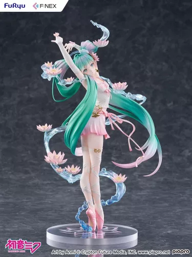 Hatsune Miku F:NEX PVC Statue 1/7 Water lily Ver. 27 cm