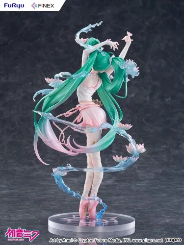 Hatsune Miku F:NEX PVC Statue 1/7 Water lily Ver. 27 cm