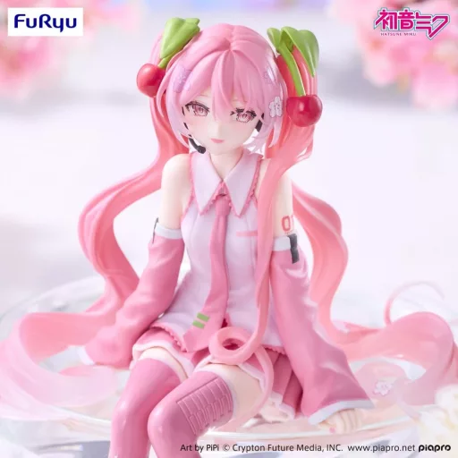 Hatsune Miku Noodle Stopper PVC Figure Sakura Miku 2026 Smile Ver. 14 cm