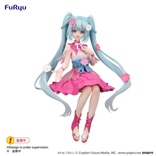 Hatsune Miku Noodle Stopper PVC Szobor Flower Fairy Cosmos 14 cm