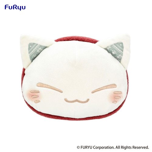 Nemuneko Cat Plush Figure Red Scarf Ver. 30 cm