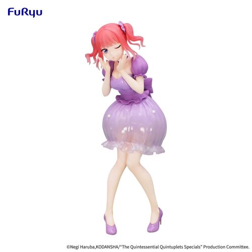 The Quintessential Quintuplets Trio-Try-iT PVC Szobor Nakano Nino Pastel Dress Ver. 21 cm