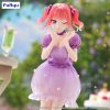 The Quintessential Quintuplets Trio-Try-iT PVC Szobor Nakano Nino Pastel Dress Ver. 21 cm