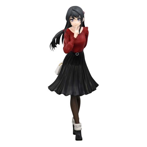 Rascal Does Not Dream of Bunny Girl Senpai Trio-Try-iT PVC Szobor Mai Sakurajima Winter Outfit Ver. 21 cm