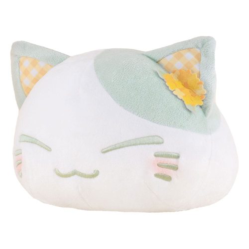 Nemuneko Cat Plush Figure Rape Flower Pattern Ear Decoration Green Color Ver. 30 cm