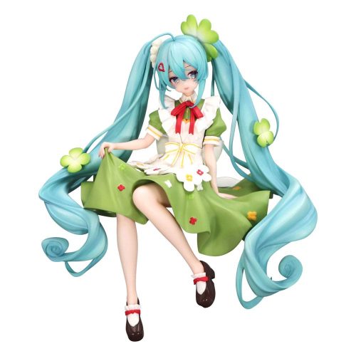 Hatsune Miku Noodle Stopper PVC Szobor Flower Fairy Clover 15 cm