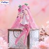 Hatsune Miku Noodle Stopper PVC Statue Sakura Miku 2024 Pearl Color Ver. 15 cm