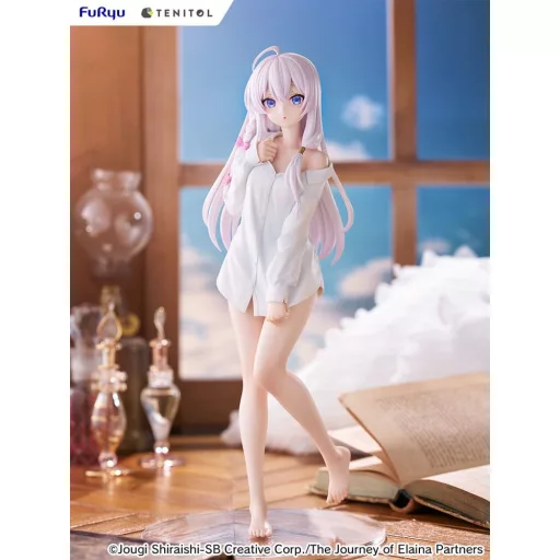 Wandering Witch: The Journey of Elaina Tenitol Tall PVC Szobor Elania Shirt Ver. 30 cm