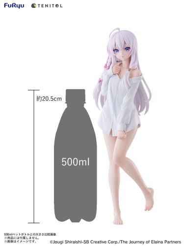 Wandering Witch: The Journey of Elaina Tenitol Tall PVC Szobor Elania Shirt Ver. 30 cm