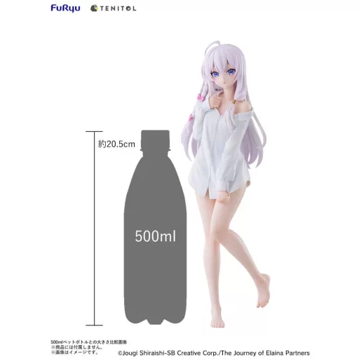 Wandering Witch: The Journey of Elaina Tenitol Tall PVC Szobor Elania Shirt Ver. 30 cm