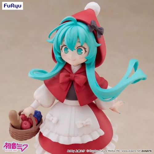 Hatsune Miku Desktop Fairy PVC Statue Hatsune Miku Little red riding hood Ver. 16 cm