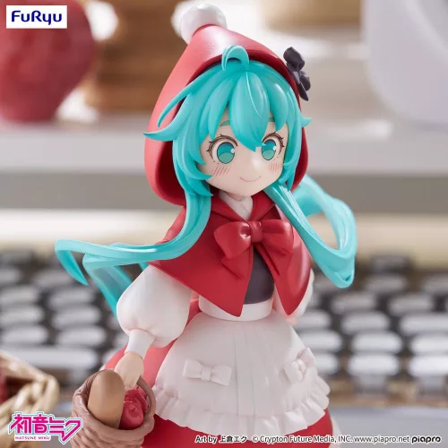 Hatsune Miku Desktop Fairy PVC Statue Hatsune Miku Little red riding hood Ver. 16 cm