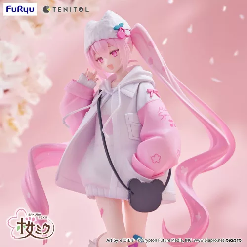 Hatsune Miku Tenitol PVC Statue Sakura Miku Cool style [petit] 19 cm