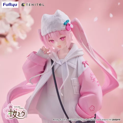 Hatsune Miku Tenitol PVC Statue Sakura Miku Cool style [petit] 19 cm