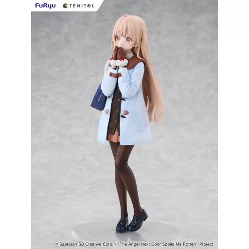 The Angel Next Door Spoils Me Rotten Tenitol Tall PVC Figure Mahiru Shiina Winter clothes Ver. 30 cm