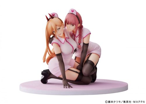 Chainsaw Man PVC Szobor 1/7 Power & Makima Nurse Ver. 14 cm