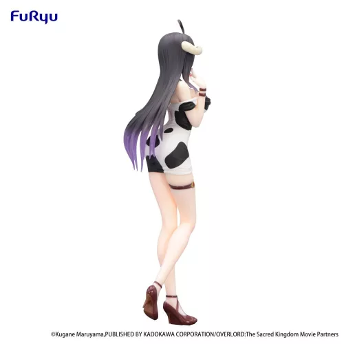 Overlord Trio-Try-iT PVC Szobor Albedo Mini Dress Cow Pattern Ver. 21 cm