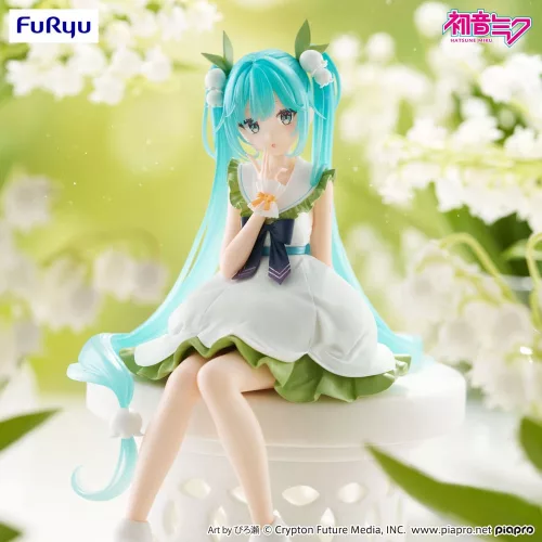 Hatsune Miku Noodle Stopper PVC Statue Flower Fairy Lily of the Valley 14 cm